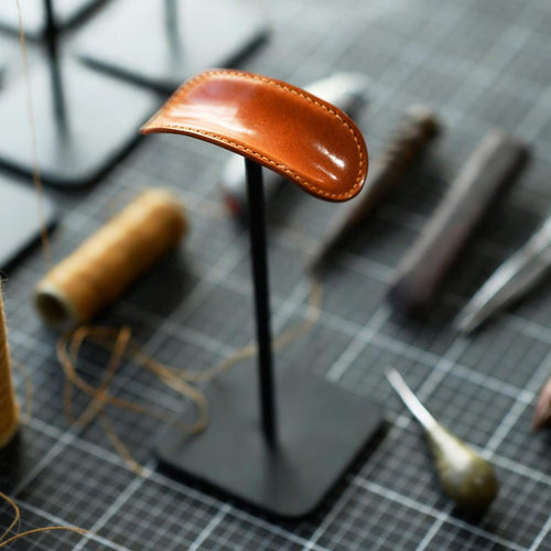 Jhati Handmade Genuine Leather Headphone Stand