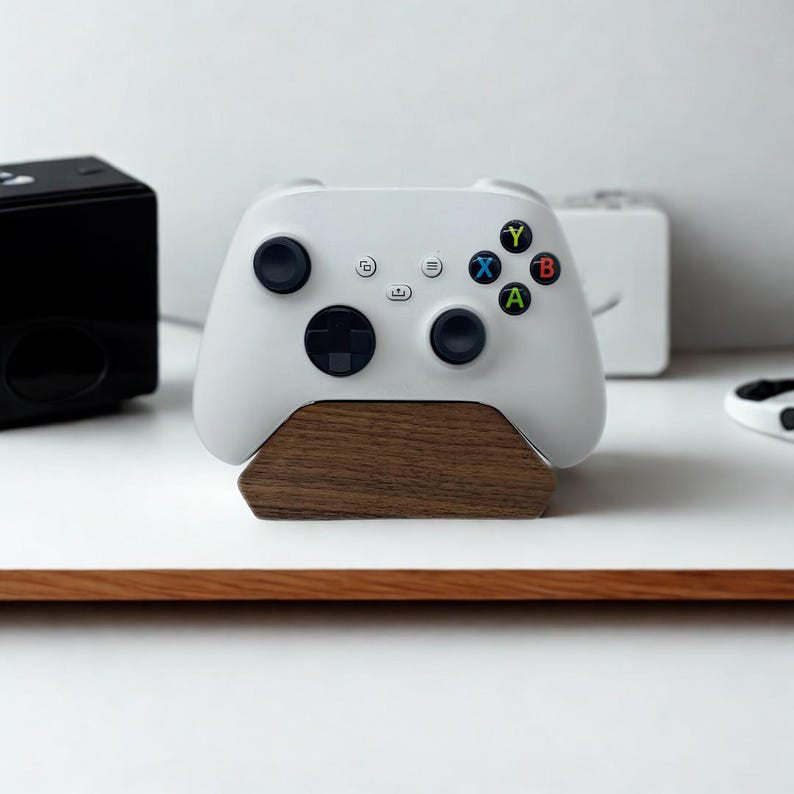 Jhati Handmade Black Walnut Game Controller Stand
