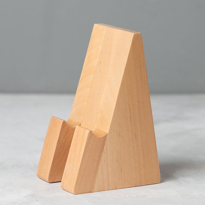 Jhati Minimalist Wooden Cell Phone Stand