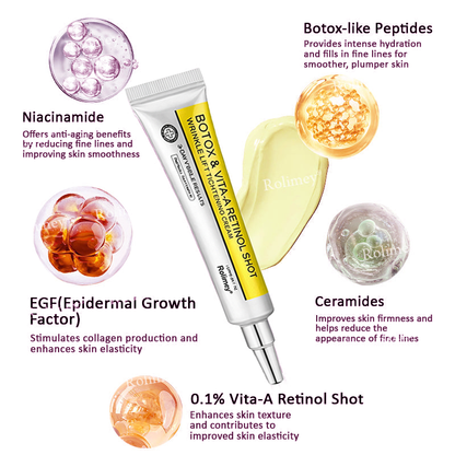 Wrinkle-Lift Botox-Effect like Peptides & Vita A Retinol Shot