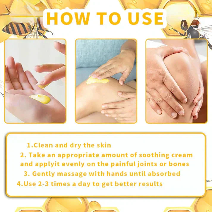 ⭐️Jhati® Bee Venom Instant Ultra Strength Pain Relief Therapy Cream