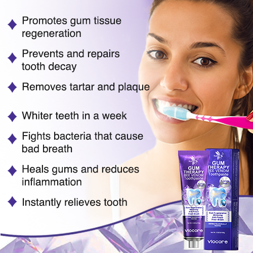 🏆Rolimey® VioCore Bee Venom Dental Gum Therapy Toothpaste
