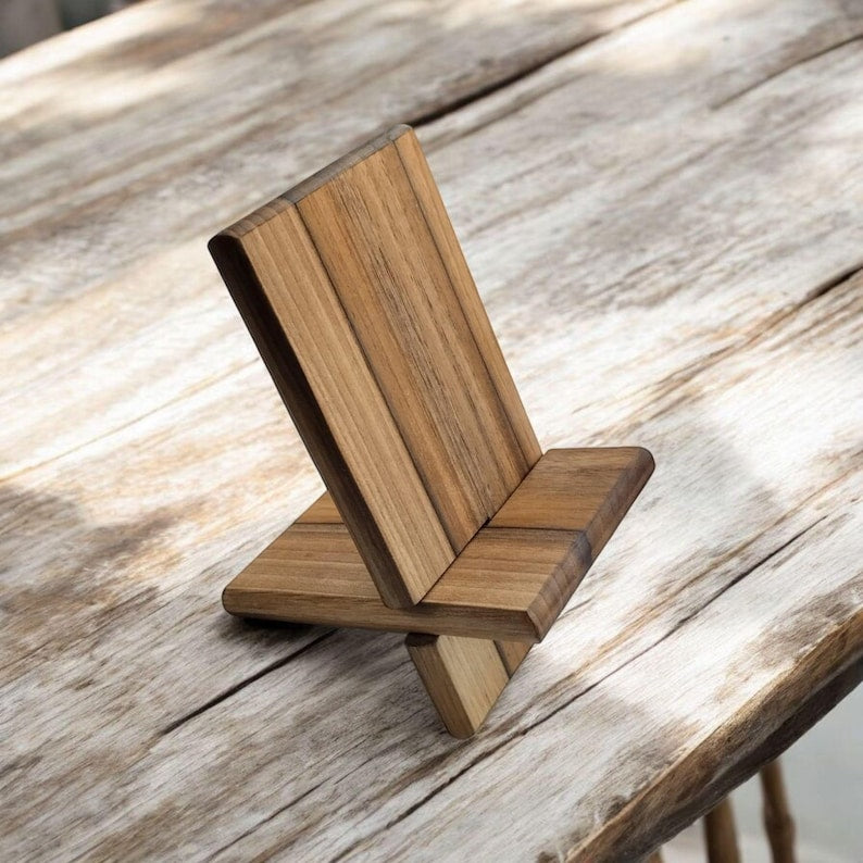 Jhati Handmade Walnut Phone Dock