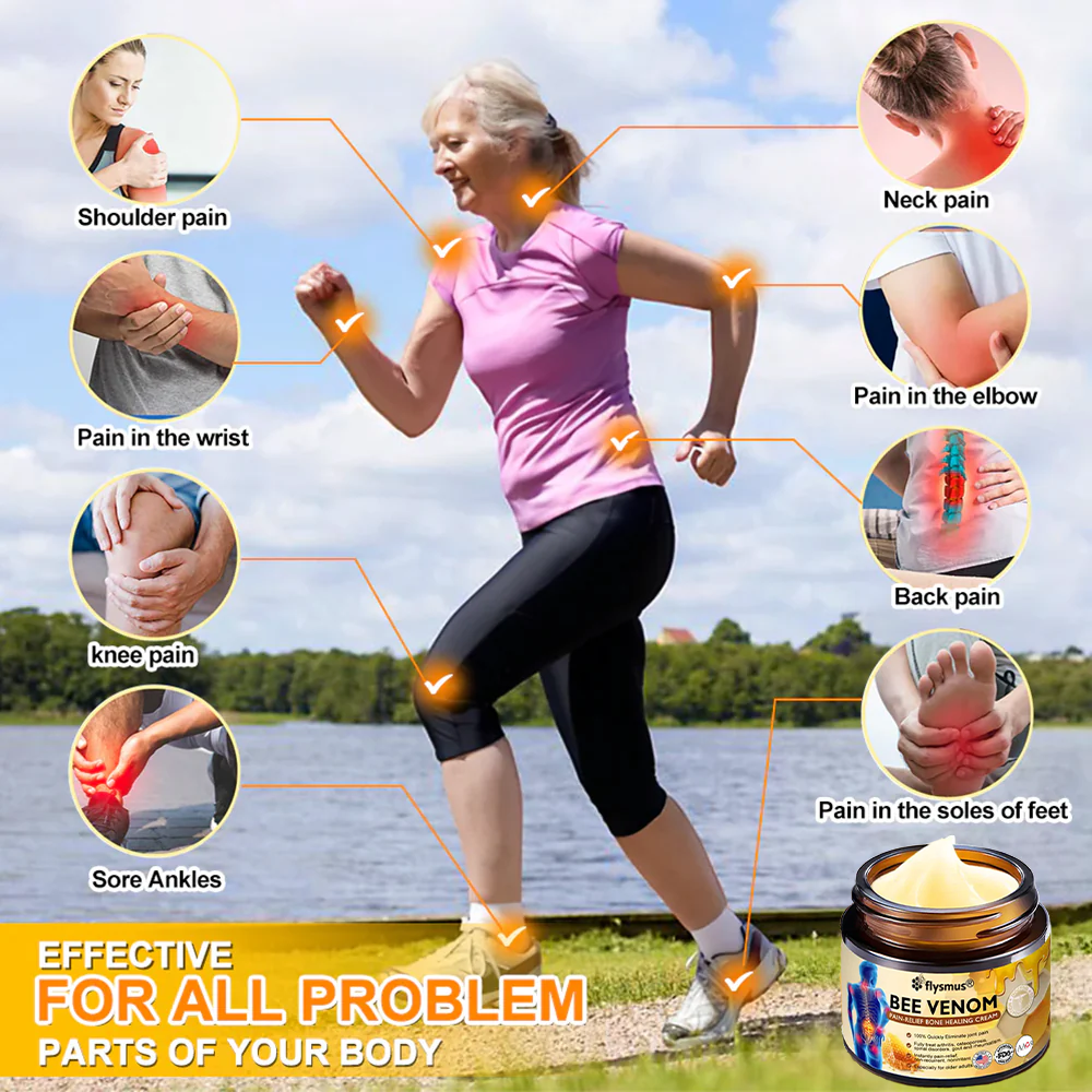⭐️Jhati® Bee Venom Instant Ultra Strength Pain Relief Therapy Cream