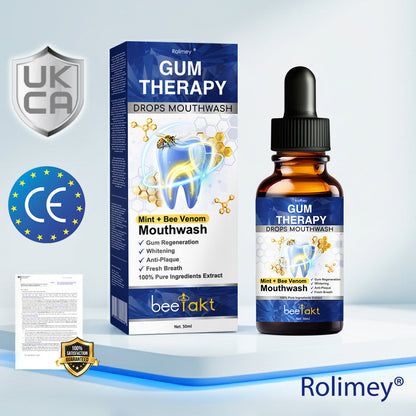 🥇Rolimey® BeeTakt Bee Venom Dental Treatment Drops Mouthwash