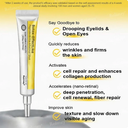 Wrinkle-Lift Botox-Effect like Peptides & Vita A Retinol Shot