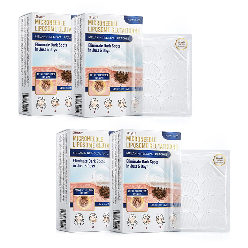 ⭐️Jhati® MicroNeedle Liposome Glutathione Melanin Removal Patches