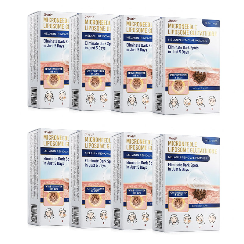 ⭐️Jhati® MicroNeedle Liposome Glutathione Melanin Removal Patches