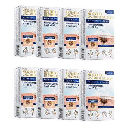 ⭐️Jhati® MicroNeedle Liposome Glutathione Melanin Removal Patches