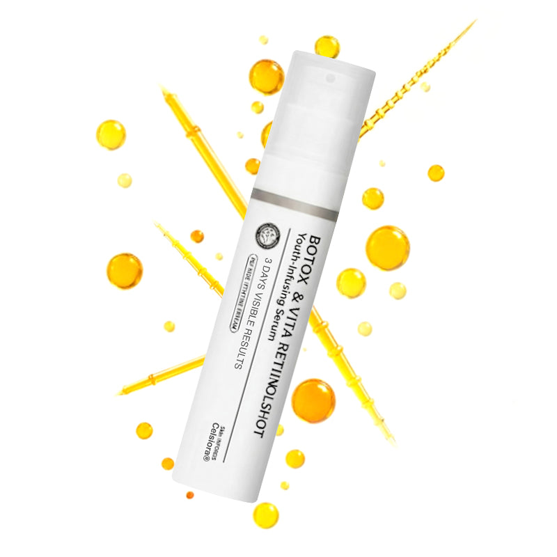 ⭐️Botox & Retinol Shot - Eraser for Deep Wrinkles, Sagging Jowls & Puffy Eyes