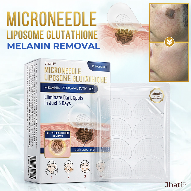 ⭐️Jhati® MicroNeedle Liposome Glutathione Melanin Removal Patches