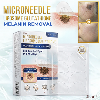 ⭐️Jhati® MicroNeedle Liposome Glutathione Melanin Removal Patches