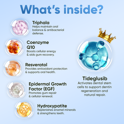 Your Smile😁Tideglusib Fast‑Dissolving Tooth & Gum Repair Oral Strips🦷✨ (𝟓-𝐢𝐧-𝟏 💎 𝐑𝐞𝐛𝐮𝐢𝐥𝐝 𝐄𝐧𝐚𝐦𝐞𝐥 & 𝐃𝐞𝐧𝐭𝐢𝐧 • 𝐒𝐭𝐫𝐞𝐧𝐠𝐭𝐡𝐞𝐧 𝐆𝐮𝐦𝐬 • 𝐄𝐫𝐚𝐝𝐢𝐜𝐚𝐭𝐞 𝐓𝐚𝐫𝐭𝐚𝐫 & 𝐎𝐝𝐨𝐫 • 𝐖𝐡𝐢𝐭𝐞𝐧𝐢𝐧𝐠 • 𝐒𝐭𝐨𝐩 𝐓𝐨𝐨𝐭𝐡 𝐒𝐞𝐧𝐬𝐢𝐭𝐢𝐯𝐢𝐭𝐲) (Copy)